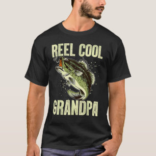 Mens Riktigt Cool Farfar Fars Dag Fiske För Pappa T Shirt