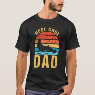 Mens Riktigt Cool Pappa Fiske Fars Dag T Shirt