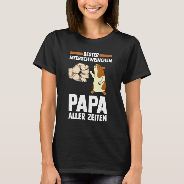 Mens Rodent Guinea Pig Father Dad Guinea Pig T Shirt (Framsida)