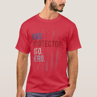 Mens RSO Dad Men's Hero Protector Father's Day T Shirt