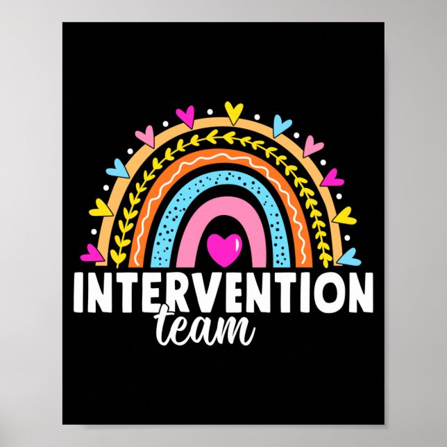 Mens rti team respons intervention lärare skola poster (Framsidan)