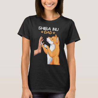Mens Shiba Inu Dad Dog T Shirt