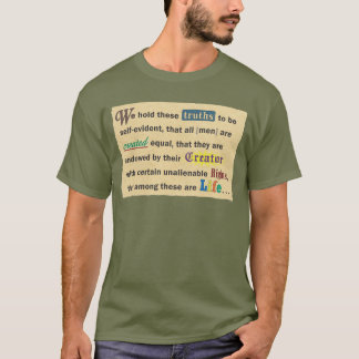 Men's shirts with a declaration. t shirt