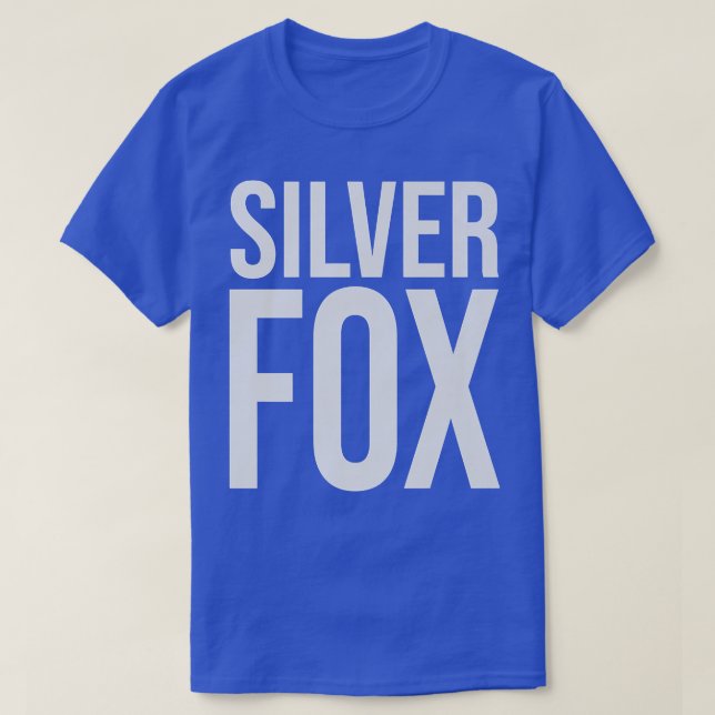Mens Silver Fo T Shirt (Design framsida)