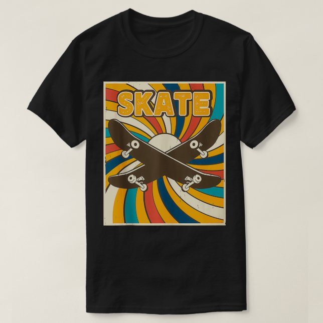 Mens Skateboarder Skateboarder Skateboa T Shirt (Design framsida)