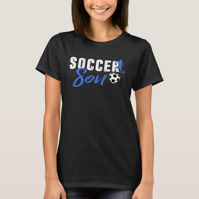 Mens Soccer Son Family Matching Sport Love Father  T Shirt (Framsida)