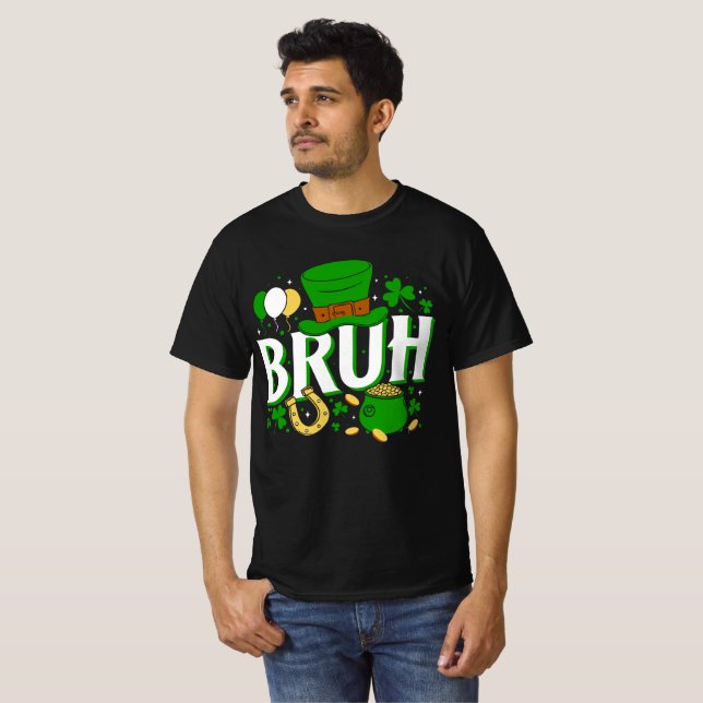 Mens St.Patrick’s Day  T Shirt (Hel framsida)