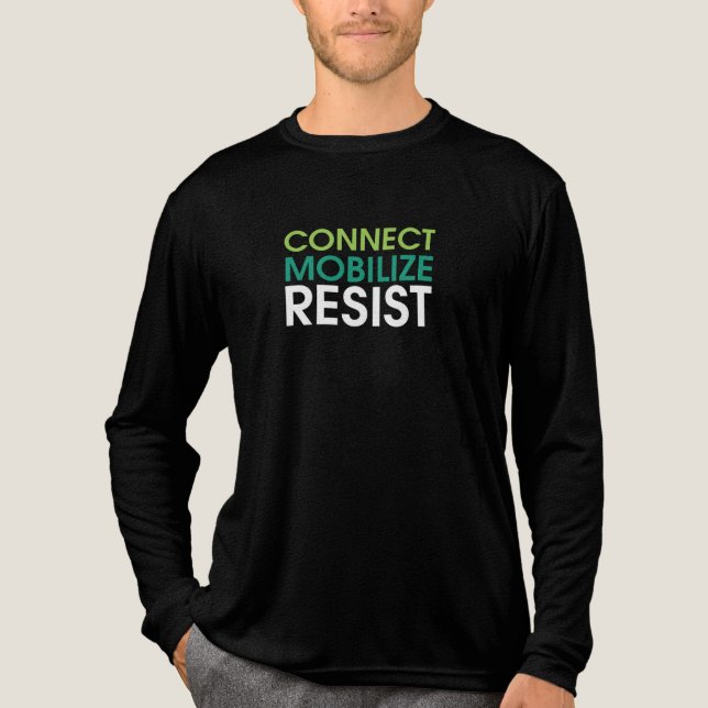 Men's style long-sleeved t-shirt Tri-Blend shirt (Framsida)