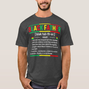 Mens Svart Fader Mening Svart Historia Juneteenth T Shirt