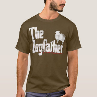 Mens The Dogfather   Pomeranian Tshirt  Father's D T Shirt