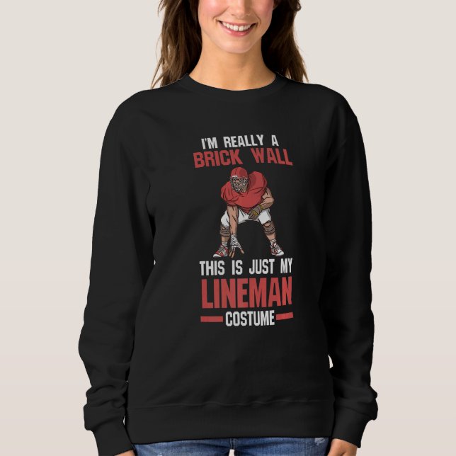 Mens This is just my Lineman costume Lineman T Shirt (Framsida)