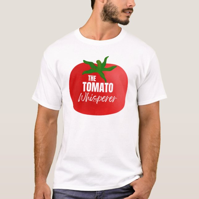 Men's Tomato Whisperer Garden T-Shirt (Framsida)