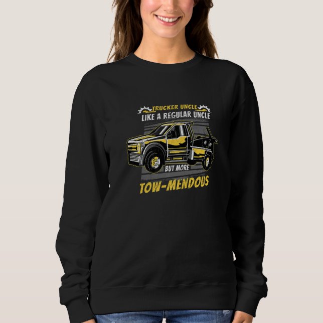 Mens Tow Trucker Uncle Like A Regular Uncle But Mo T Shirt (Framsida)