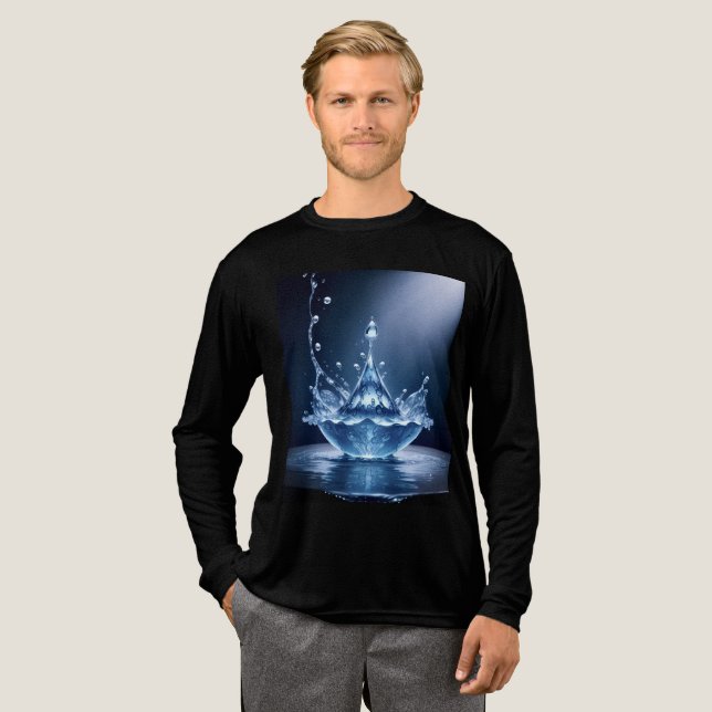 Men's Tri-Blend Basic T-Shirt (Hel framsida)