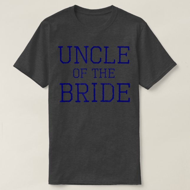 Mens Uncle of the Bride  Coordinating Wedding Part T Shirt (Design framsida)