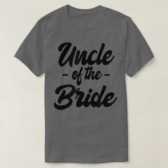 Mens Uncle of the Bride  Distressed  T Shirt (Design framsida)