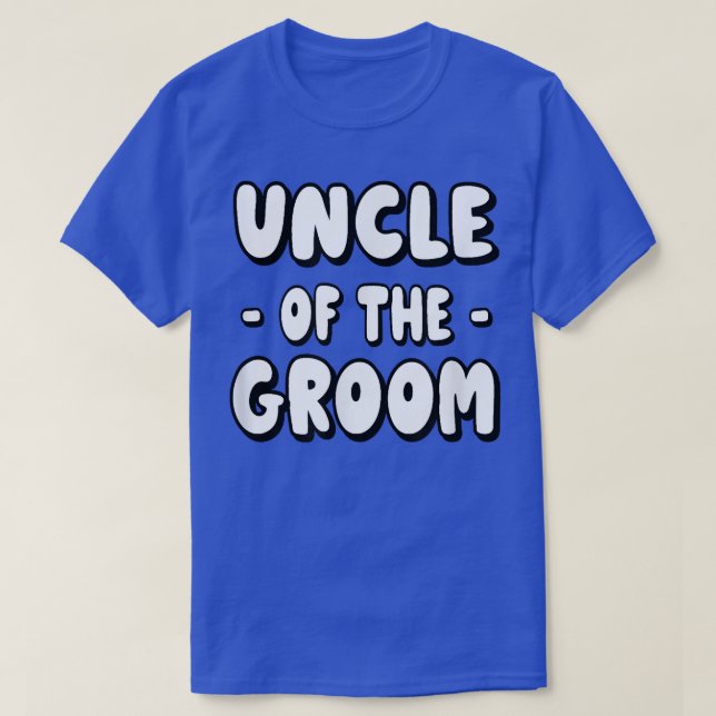 Mens Uncle Of The GroomBachelor Party Group 1795  T Shirt (Design framsida)