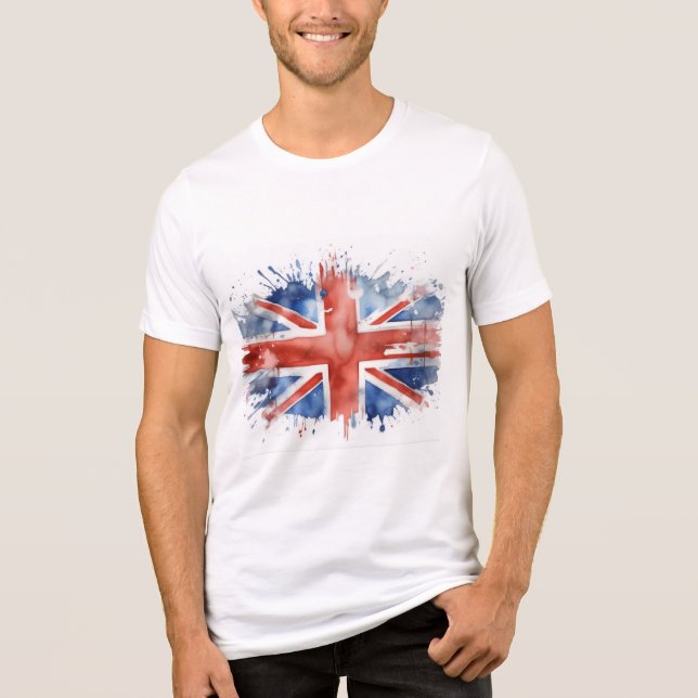 Mens union jack t shirt (Framsida)