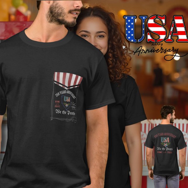 Men's US 250 We the People Pocket-Style Patriotic  T Shirt (Men's US 250 We the People Pocket-Style Patriotic T-Shirt)