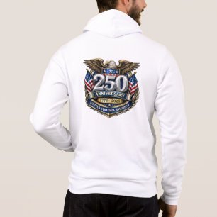 Mens USA 250-årsjubileum Hoodie T Shirt