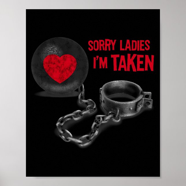 Mens Valentine's Day - Ball And Chain  Poster (Framsidan)
