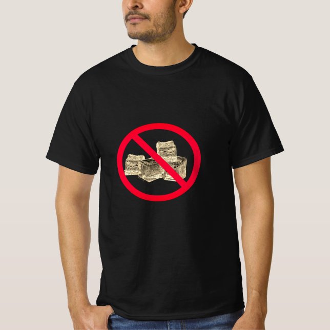 Mens Value Svart eller Vit  Anti-Is T Shirt (Framsida)