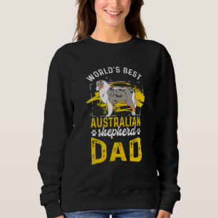 Mens Världens bästa Australian Shepherd Pappa Aus T Shirt