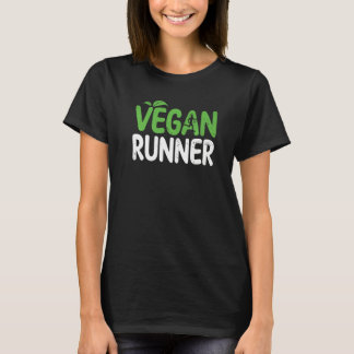 Mens Vegan Löpare Vegan Vegetarian Diet Athlet Wo T Shirt