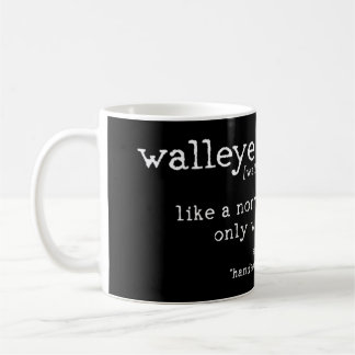 Mens Walleye Fisherman Definition Funny Quote Fish Kaffemugg