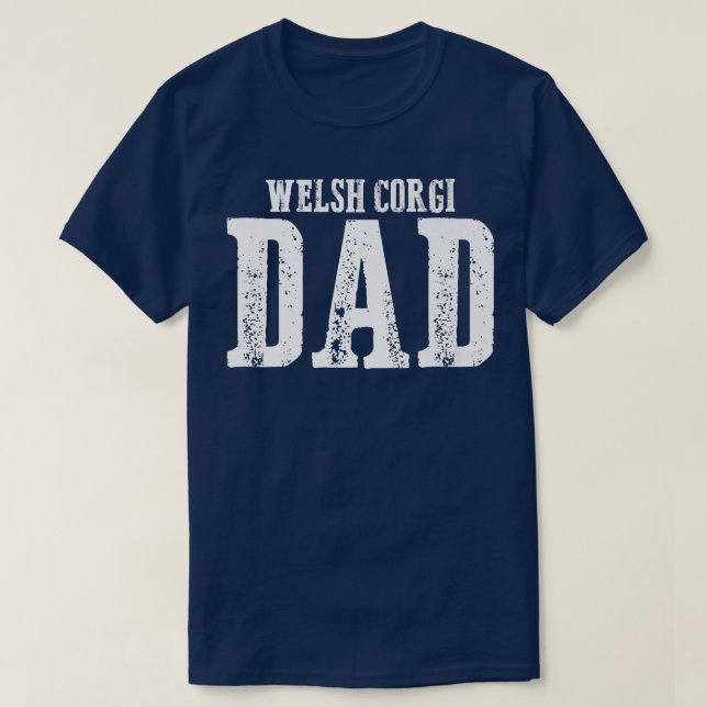 Mens Welsh Corgi Dad871 T Shirt (Design framsida)