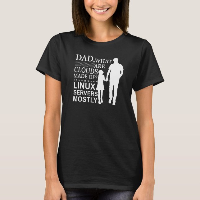 Mens What Are Clouds Made Of  Linux Cloud Computin T Shirt (Framsida)