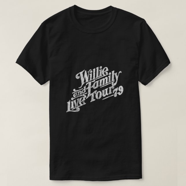 Mens Willie And Family Live Tour 79 Tee Essential (Design framsida)