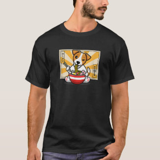 Mens Womens Kids JRT Dog Lover Kawaii Ramen Jack R T Shirt