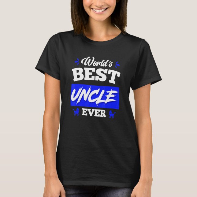 Mens World s best Uncle ever Best Uncle T Shirt (Framsida)