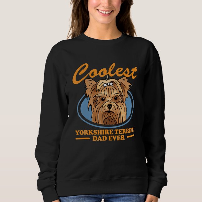 Mens Yorkshire Terrier Dad Yorkie Dog Owner Yorksh T Shirt (Framsida)