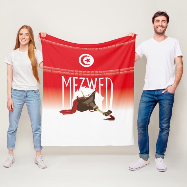 Mensade - tunisiska säckpipor fleecefilt (På plats)