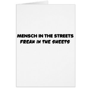mensch hälsningskort