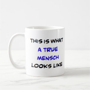Mensch, sant kaffemugg