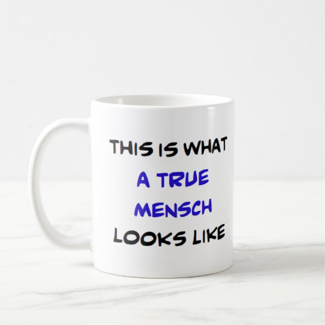 Mensch, sant kaffemugg (Vänster)