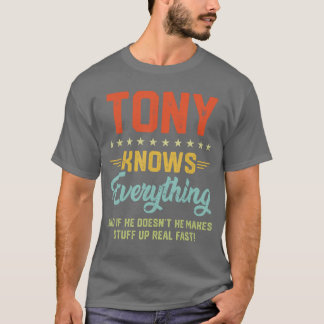 Mensony Vet Allt Roligt Namn Personlig J T Shirt