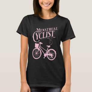 Menstrual cykel väg med cyklar t shirt