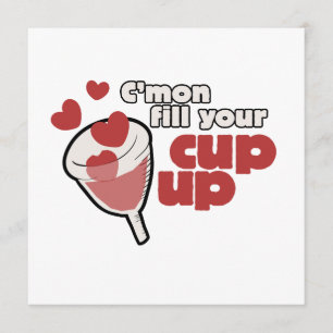 menstrual kopp humor inbjudningar