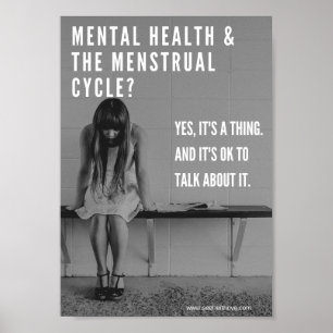 Menstrual vård- arbetsplatsaffisch poster