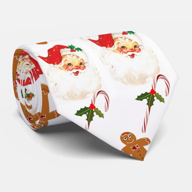 Mensweaer julhelgs vintage tomte  slips (Rullad)