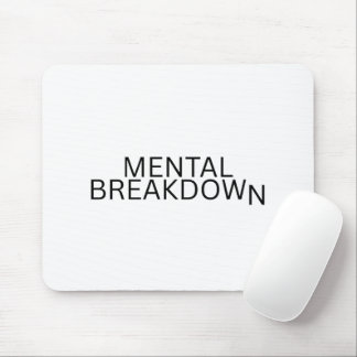Mental Breakdown Minimalistisk precisionsmusmatta Musmatta