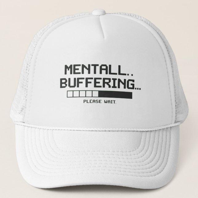 Mental Buffringsbildskärm Keps (Framsida)