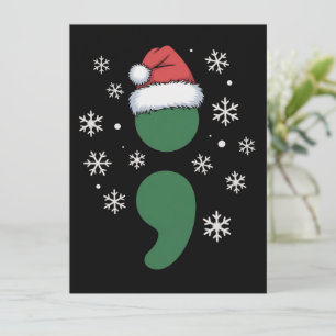 Mental hälsa jul depression medvetenhet Xmas Julkort