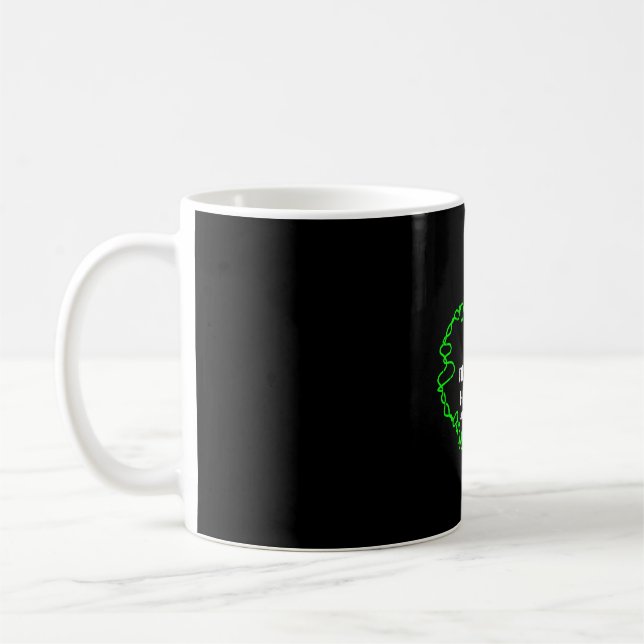 Mental hälsa medvetenhet krigare rådgivare kaffemugg (Vänster)