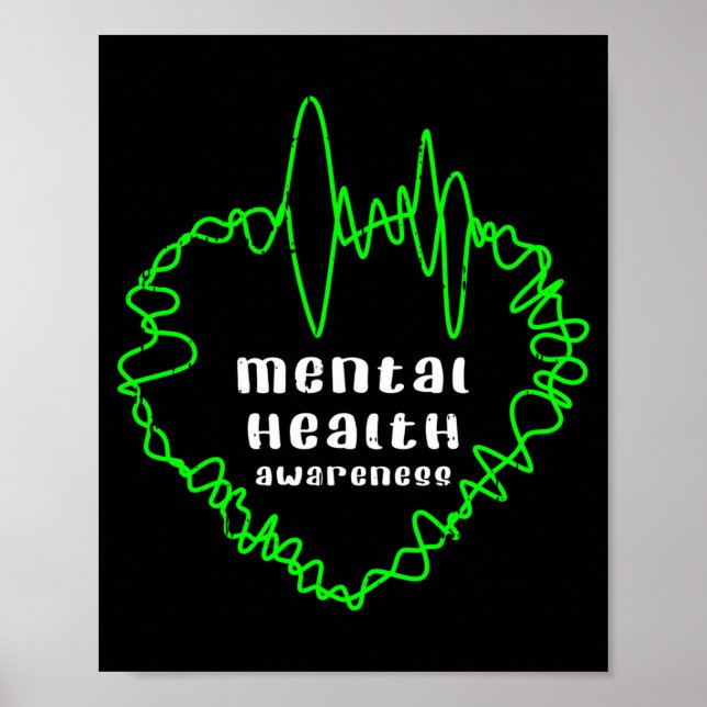 Mental hälsa medvetenhet krigare rådgivare poster (Framsidan)