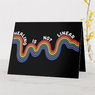 Mental hälsa medvetenhet regnbåge HBTQ Kort